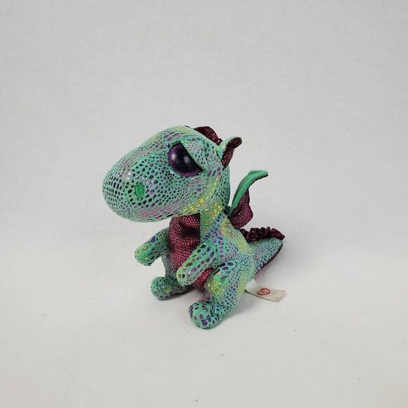 Ty Beanie Boo "Cinder" the Dragon 6" Plush Stuffed Toy - Picture 1 of 5